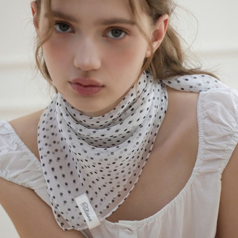 Tatiana Mimi Dot Square Silk Scarf SF2908 3 Colors