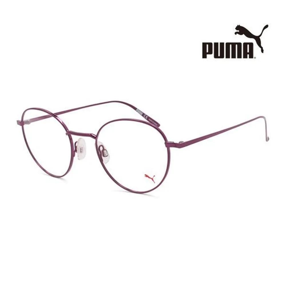 

Puma Eyeglass Frames PU0181O 005 Round Metal Glasses for Women and Men PU0181O 005_XC [50]