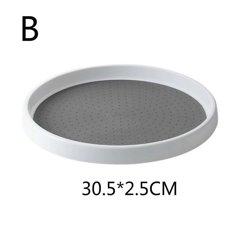 

Кухонная поворотная полка для специй, многофункциональная одно- и двухслойная полка для хранения специй, косметическая полка для хранения B