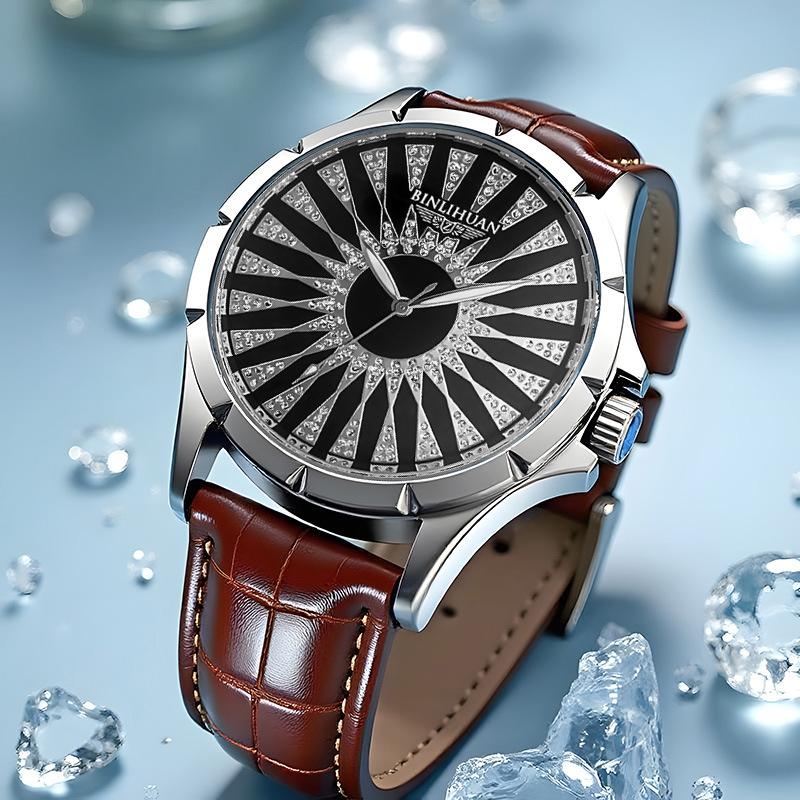 Men's Quartz Watch Classic Simple Business Wristwatch