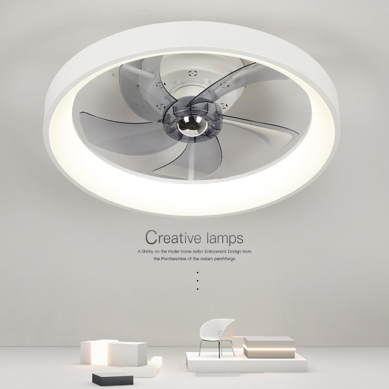Smart Variable Frequency Ceiling Fan Light for Bedroom & Dining Room (110V, US/Japan Standard)