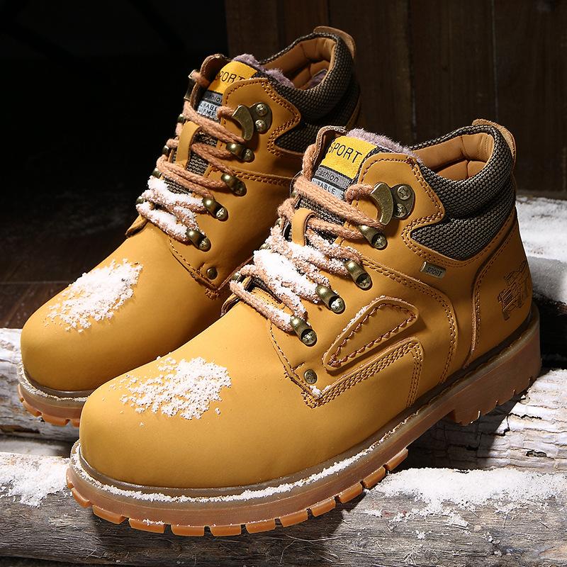 

Tooling Martin Boots High-Top Men S Snow Boots Lace-Up Rhubarb Boots With Cotton To Keep Warm 47