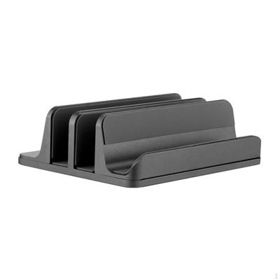 Vertical Laptop Stand Fits All Laptops Stable Scratch Resistant Space Saving Desktop Holder