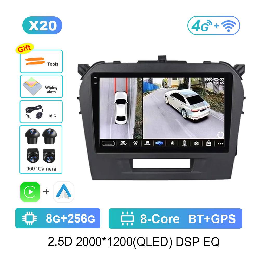 GPS Navigation WiFi 4G for Suzuki Vitara 2015 - 2019 Car Video Multimedia Player Touch Screen Android OS Bluetooth Head Unit