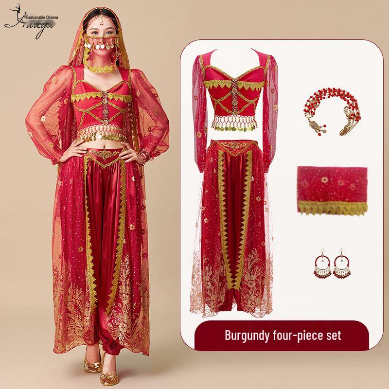 Halloween Jasmine-Inspired Adult Dance Costume Set