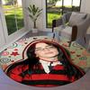 Billie Eilish Round Area Rug,Carpet Rug for Living Room Bedroom Sofa Playroom Decor,Non-slip Floor Mat