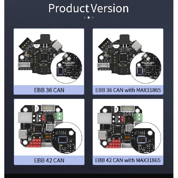 BIGTREETECH EBB36 EBB42 CAN V1.2 Board Support Canbus PT100 For Klipper Hotend Head Tool 36 Stepper Motor Ender3 3D Printer Part