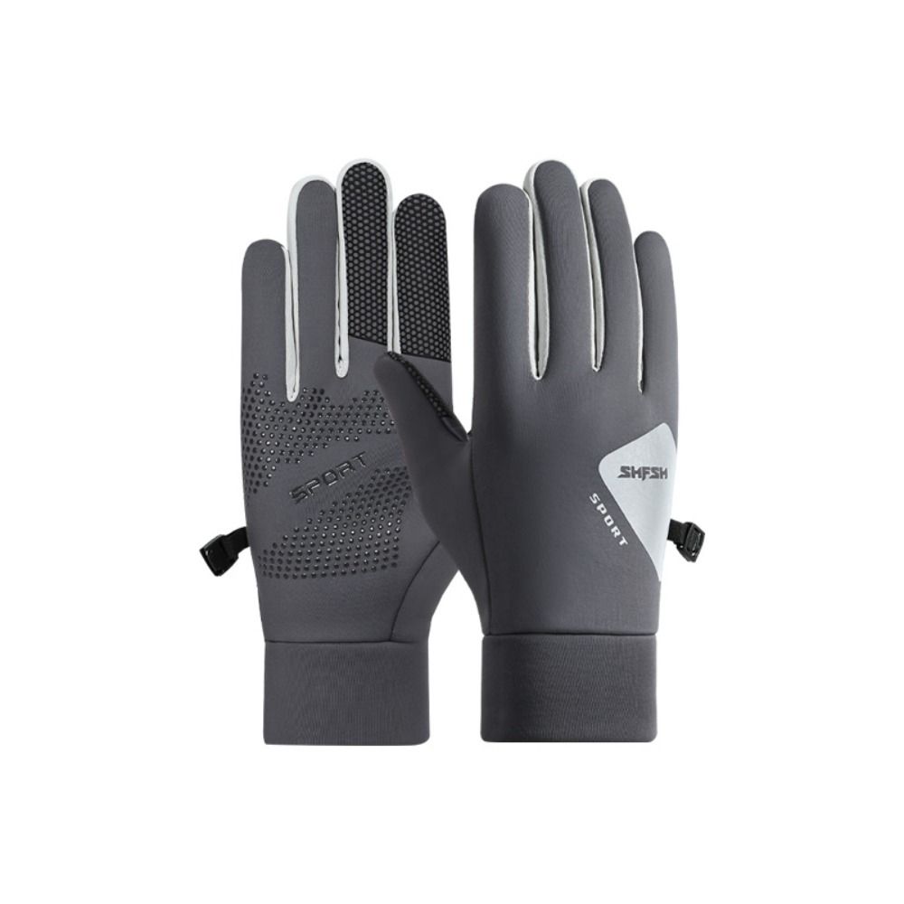 Waterproof Winter Cycling Gloves Anti-Slip TouchScreen Mittens Portable Full Finger Gloves  Running