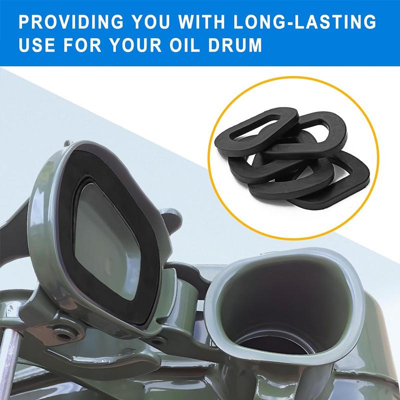 5Pcs Fuel Seal Rubber Seal Gaskets Car Petrol Canister Gasket Fuel Supply System Part For Jerry Can Petrol Canister 5/10/20L
