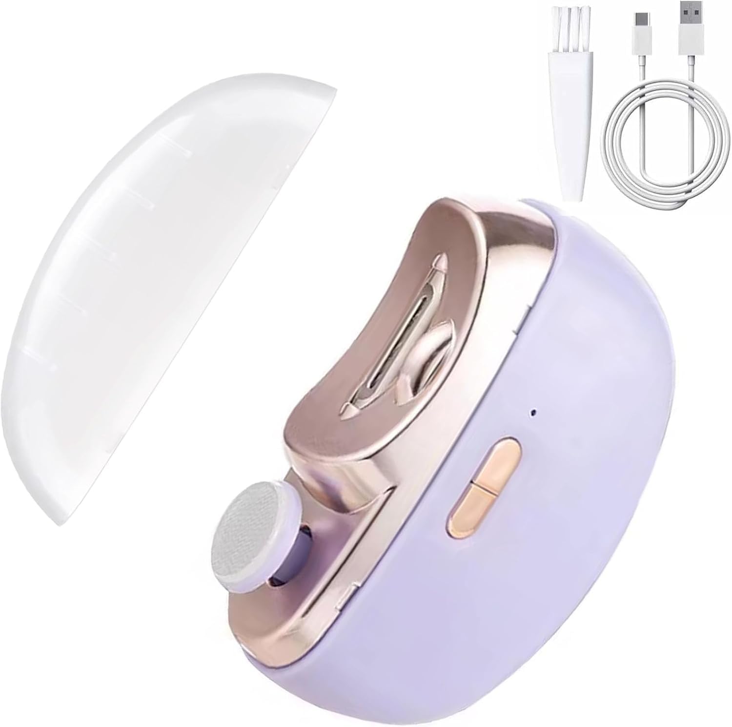 

Электрические кусачки для ногтей Инновационные кусачки Ноготь Автоматический ноготь Электрическая пилка для ногтей со светодиодом Легкий Низкий Ноготь Ноготь и Электрическая пилка для ногтей с защитным