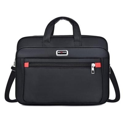 Maletín de viaje con cremallera para el trabajo, bolso de hombro para la oficina