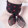 Square Chiffon Scarf Sun Protection Thin Scarves Soft Wrap Shawl Polka Dot Women Accessories CLE