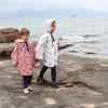 2025 Children's Navy-Style Waterproof Quick-Dry Cape with Breathable Japanese Design