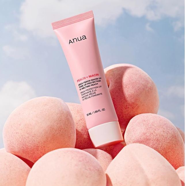 Anua Персиковый ниацин UV защита с тонирующим эффектом 50 мл — Ежедневный солнцезащитный крем и тонирующая защита (SPF50 + PA ++++) 01EA