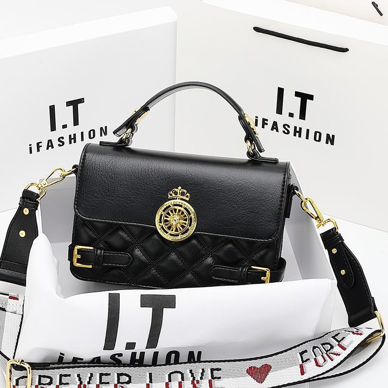 Bags Women's  Style Diamond-grid Chain Bag Niche Design Portable Square Single-shoulder Cross-body All-matching Fashionable