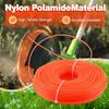 Nylon Grass Rope Round/Star Line Mowing Wire Durable Grass Trimmer Rope  for Brush Cutter Strimmer