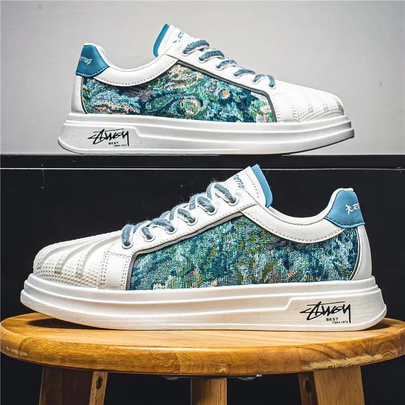 

FashionMen Shoes Sneakers Summer Breathable Anti-slip Lightweight Casual Sports Canvas Shoes Shell Head Design Shoes for Men 44