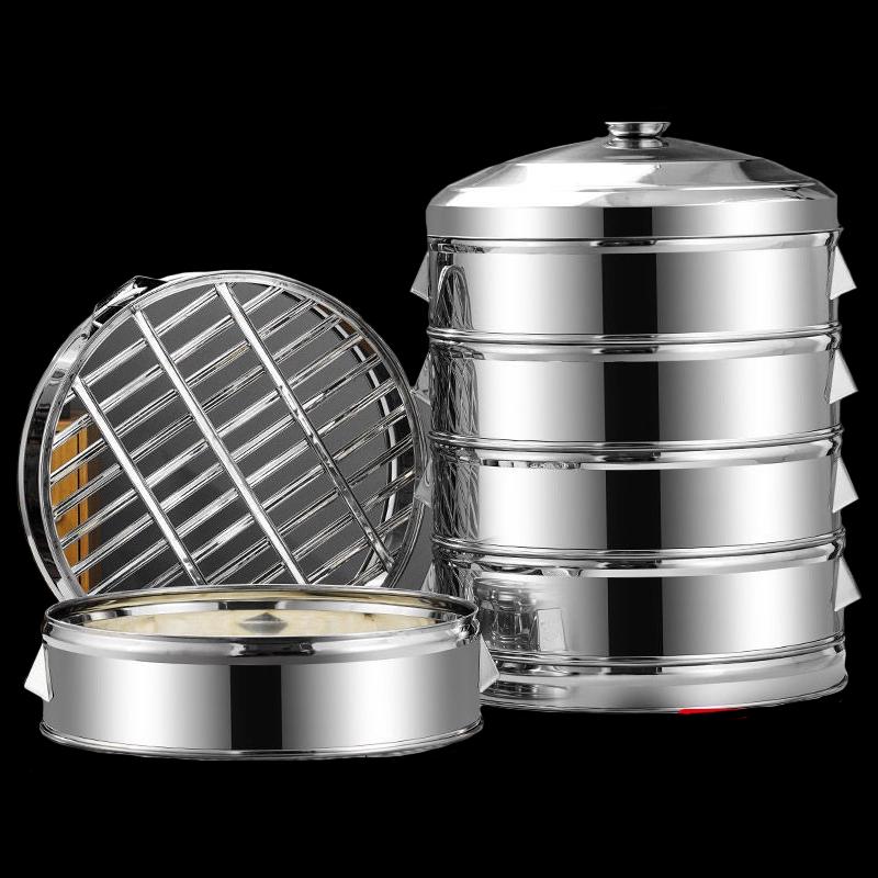 LIJIA Stainless Steel Steamer Pot with Basket