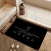 Door Hotel Mat Cool Band Bedside Entrance Bath Floor Rock T-Tokio Decoration Corridor Door Mat Carpet Living Room Balcony