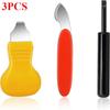 3PCS Watch Back Case Opener Stainless Steel Wrench Type Back Remover Watchmaker for Battery Replacement Watch Repair Tool Kit