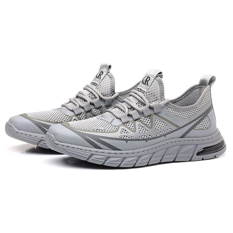 Summer breathable coconut 2025 new versatile casual shoes men's mesh shoes men's trendy shoes flying woven sports shoes men's