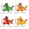 Dragon Building Blocks Creative Animal Mini Building Blocks DIY Bricks Toys Kids Desk Decoration Year of Dragon Gifts for Boys