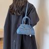 Lässige Schultertasche Kleine Tasche Damentasche 2024 Neue einfache Textur Umhängetasche Mode Handtasche Kleine quadratische Tasche