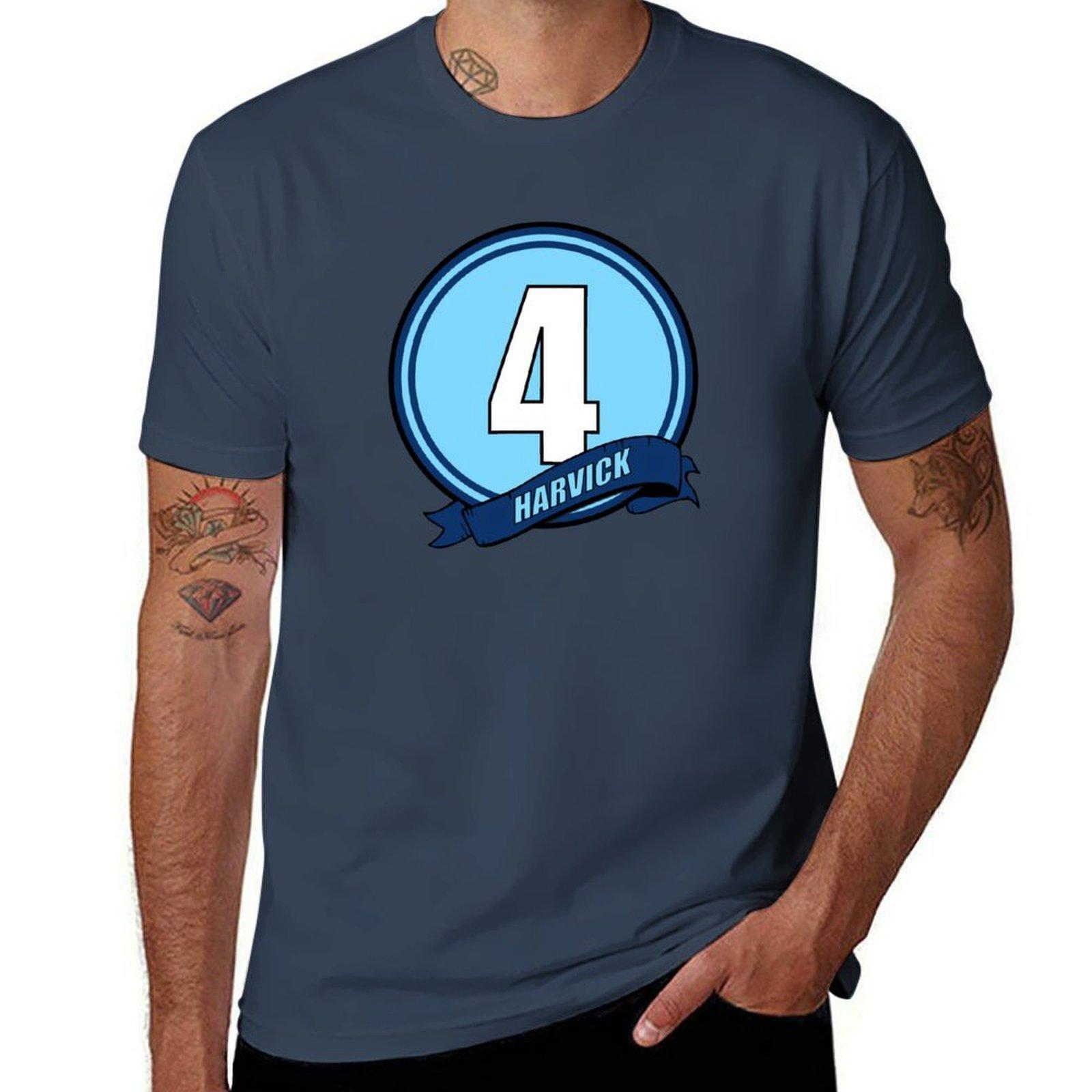 Harvick Circle wBanner TShirt Holiday Casual Short Sleeve Top S