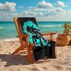 1Pc Superhero Moonlit Battle Beach Towel Quick Dry Multiuse For Beach Pool Gym Yoga Home Travel Christmas Halloween Xmas Gift El141