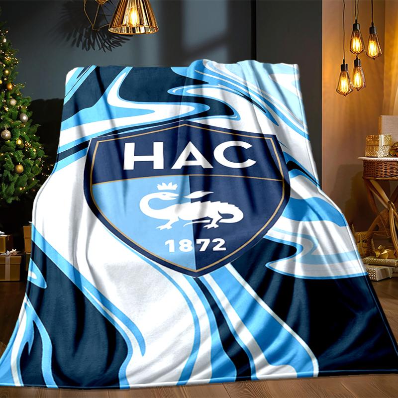 Havre Crest Blanket Lightweight Ideal Bedding Blanket Perfect for Travel, Camping, Living Rooms, Offices, Sofas, Fan Christmas gift