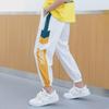 Kids' Gray Summer Ice Silk Sports Pants: Anti-Mosquito Trendy Casual Trousers for Boys