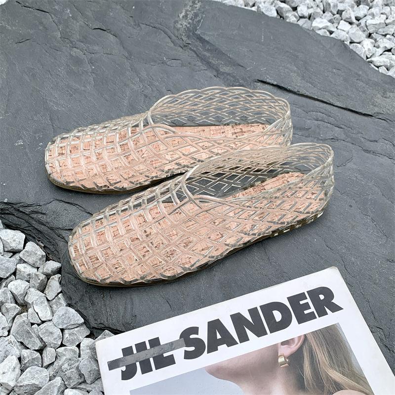 Fashion 2026 Women's Sandals PVC Breathable Summer Outerwear Baotou Bag and Casual Luxury  Sandals