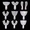 10Pcs/Set Dental Impression Plastic Trays Without Mesh Tray Dentist Tools Dentistry Lab Material Teeth Holder Trays