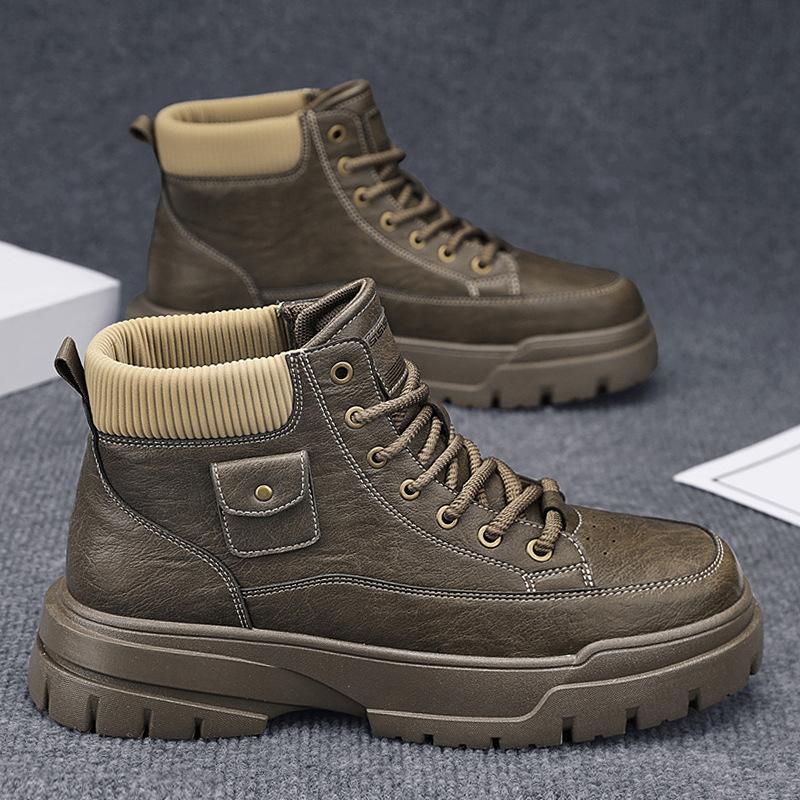 High-top shoes New autumn and winter driving outdoor leisure sports Martin boots