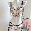 Japanese Style Lace Wirefree Push-Up Lingerie Set for Women - Sweet & Sexy Bra for Small Chest