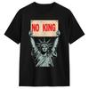 Humor No King Anti Monarchy TShirt for Unisexs Clothing Womens Clothing Cotton T Shirt Gift Idea 2026 Summer New T Shirt