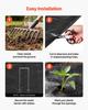 Weed Barrier Fabric Heavy Duty, 1.8x76.2m 141.7g Landscape Fabric, Woven Weed Blocker Fabrics, Garden Fabrics Weeds Barrier, Weeds Control Ground