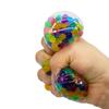 1 Pezzo 6cm Tpr Pallina Perline Arcobaleno Riduzione Pressione Squishy Fidget Giocattoli Divertente Sollievo dallo Stress Ridurre Pressione Accessorio