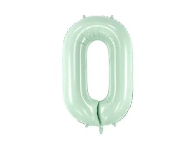 Number ''0'' Foil Balloon, 72cm, Green