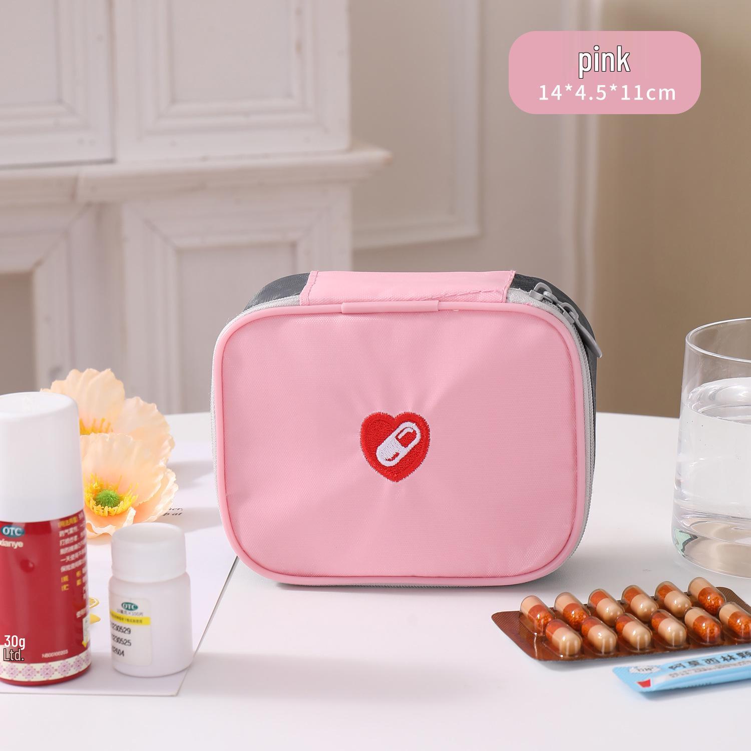 Compact Travel First Aid and Medicine Storage Kit