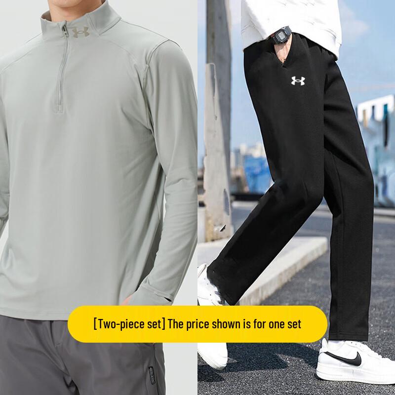 Under Armour Men s Long Sleeve T-Shirt & Pants Sport Set Men-XXL-Top