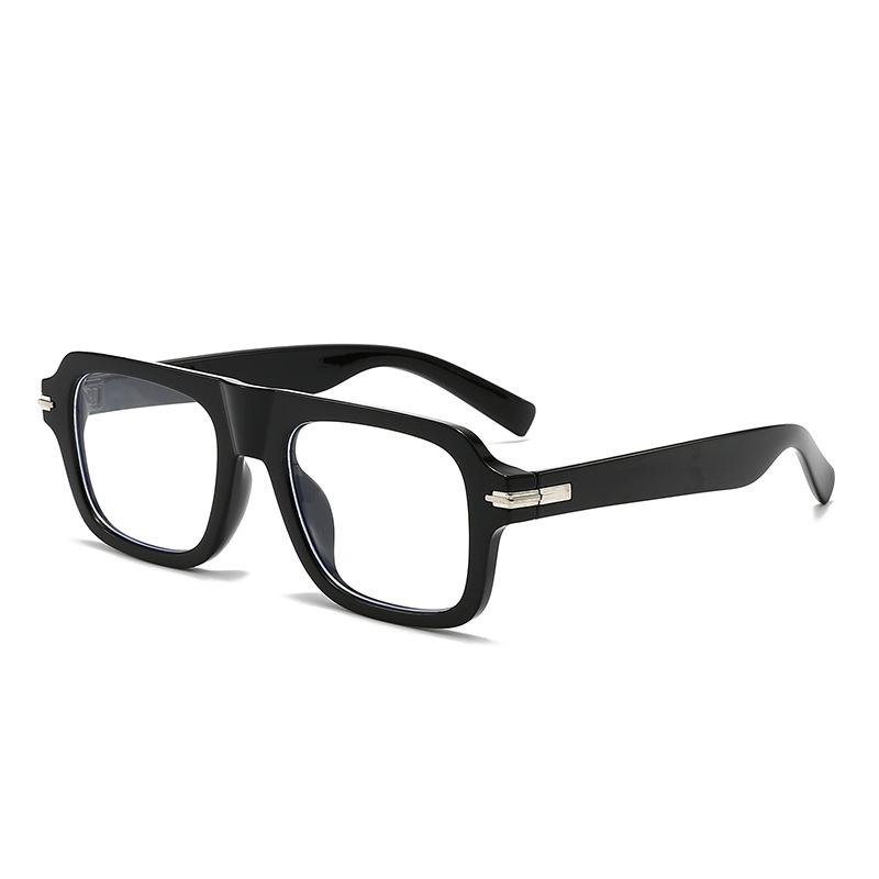 Oversized Square Reading Glasses for Men Women Luxury Brand Anti Blue Light Presbyopic Prescription Eyewear Black