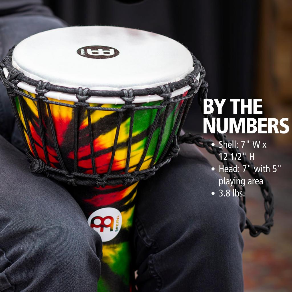 MEINL Percussion Jr. Djembe 7" JRD-TD/Tie Dye [Domestic Genuine Product]