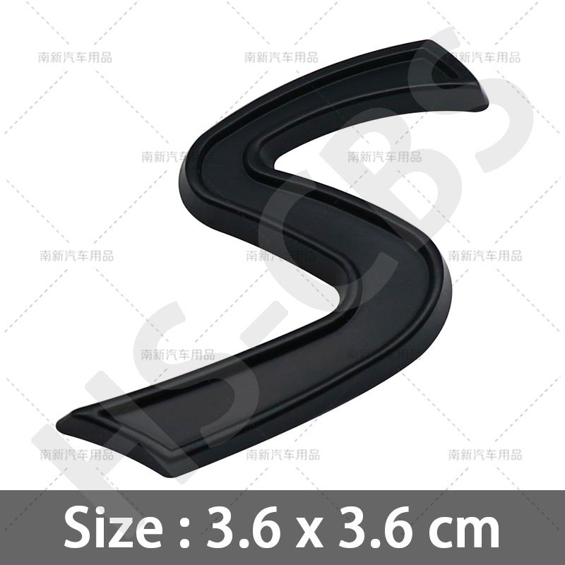 3D Metal SD Emblem Logo S D Badge Rear Trunk Decal Car Stickers Tailgate Decals for R55 R56 R60 R61 F55 F56 F60 Accessories