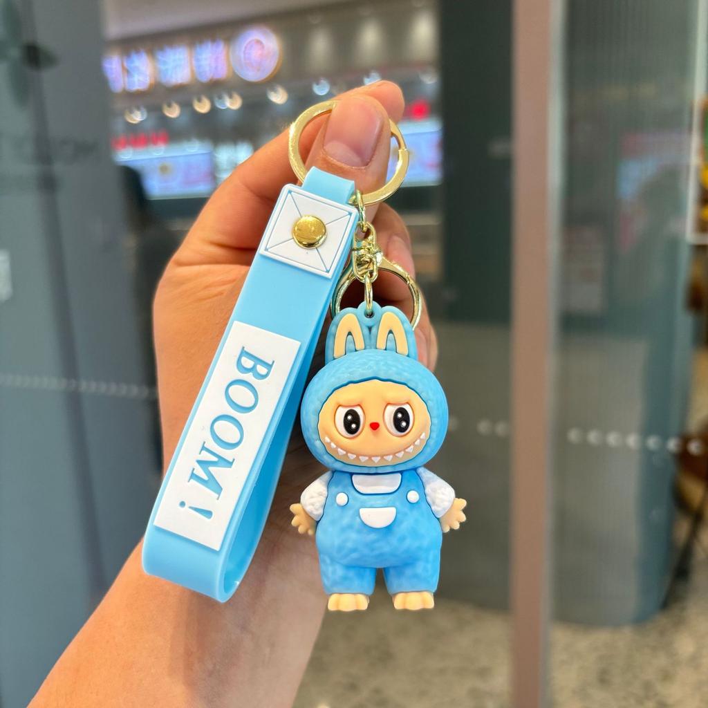 Labubu Cartoon Five Generation Standing Posture Sheep Keychain Pendant Cute Three-dimensional Doll Doll Gifts