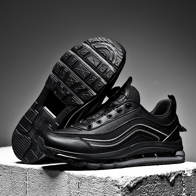 

2024 Новые мужские летние спортивные туфли, модные дышащие сетчатые удобные кроссовки для бега, противоскользящие кроссовки для отдыха на открытом воздухе EU39 чёрный