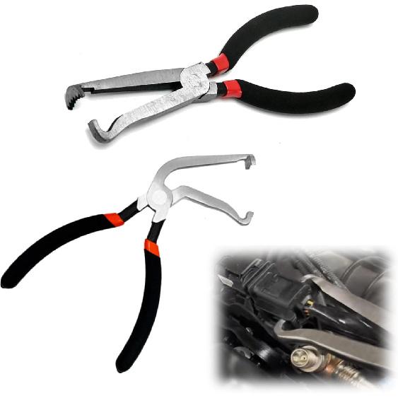 Upgraded 37960 Electrical Disconnect Pliers, 8in Automotive  Straight+60 Degree
