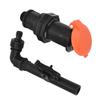 Plastic Hose Water Intake Connector Black Plastic Hose Quick Coupler Valve  Lawns