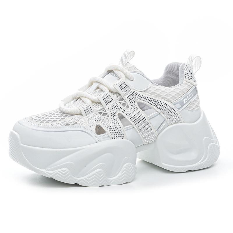 

Fashion High Quality 7CM Personality Breathable Chunky Women New Sneaker High Platform Summer Casual Sandal Dad Shoes Zapatillas Mujer 40
