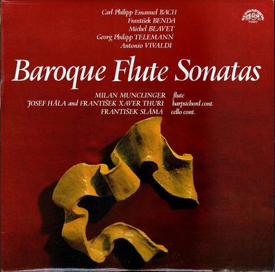 LP Record CARL PHILIPP EMANUEL BACH , FRANTIŠ - Baroque Flute Sonatas 11111677 Supraphon 1989 Germany Classical Used